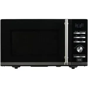 KHG Mikrowelle  MW-23.1GS ¦ schwarz ¦ Metall,Kunststoff,Glas ¦ Maße (cm): B: