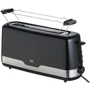 KHG Toaster  TO-875LS SE2 ¦ schwarz ¦ Edelstahl,Kunststoff,Metall lackiert ¦