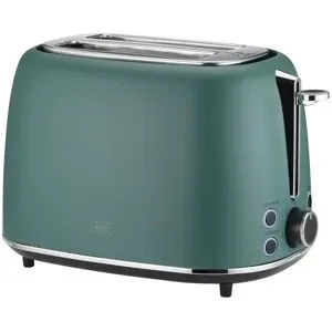 KHG Toaster  TO-930 (GR) ¦ grün ¦ Edelstahl,Metall lackiert,Kunststoff ¦ Maße