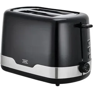 KHG Toaster  TO-857 SE2 ¦ schwarz ¦ Metall,Edelstahl,Kunststoff ¦ Maße (cm): B: