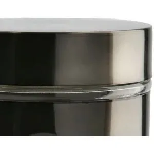 for friends Aufbewahrungsdose   ¦ grau ¦ Glas,Edelstahl ¦ Maße (cm): H: 22,5  Ø: