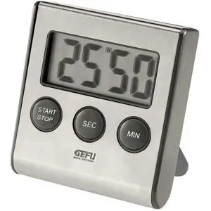Gefu Digital-Timer  CONTARE ¦ silber ¦ Kunststoff ¦ Maße (cm): B: 1,9 H: 7,2