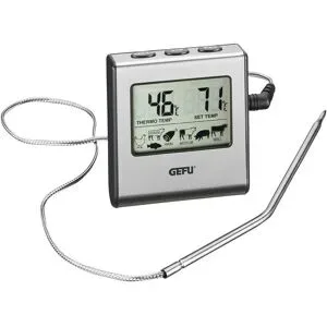 Gefu Bratenthermometer  TEMPERE ¦ silber ¦ Edelstahl,Kunststoff ¦ Maße (cm): B: