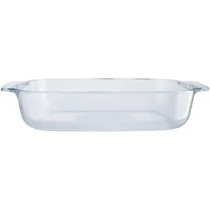 KHG Auflaufform mit Griffen 2 0 l   ¦ transparent/klar ¦ Glas ¦ Maße (cm): B: