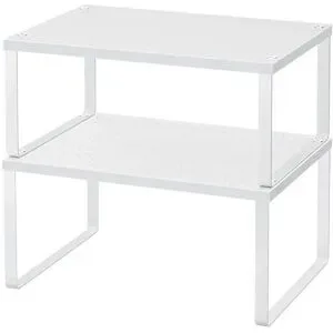 Höffner Küchenregal 2er-Set   ¦ creme ¦ Metall ¦ Maße (cm): B: 32 H: 15,3