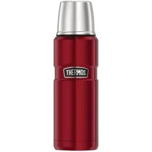 Thermos Isolierflasche  STAINLESS KING ¦ rot ¦ Edelstahl