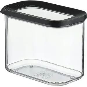 Mepal Vorratsdose  Modula ¦ schwarz ¦ Kunststoff ¦ Maße (cm): B: 9 H: 11,4