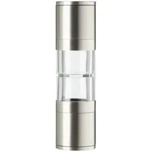 KHG Salz- und Pfeffermühle  KHG ¦ silber ¦ Edelstahl,Glas ¦ Maße (cm): H: 19  Ø: