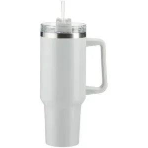 KHG Thermobecher   ¦ grau ¦ Edelstahl,Kunststoff ¦ Maße (cm): H: 27  Ø: 10