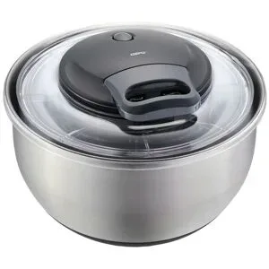 Gefu Salatschleuder  PULLIT ¦ silber ¦ Edelstahl,Kunststoff