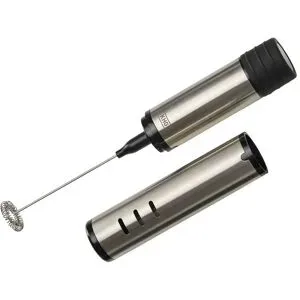 KHG Milchaufschäumer   ¦ silber ¦ Edelstahl,Kunststoff ¦ Maße (cm): H: 22,8  Ø: