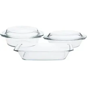 SIMAX Auflaufformenset  5-teilig  302 ¦ transparent/klar ¦ Glas