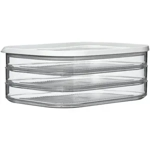 Mepal Kühlschrankdose  Modula ¦ transparent/klar ¦ Kunststoff ¦ Maße (cm): B: 16