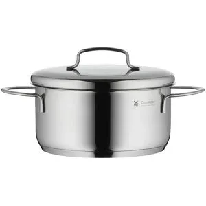 WMF Bratentopf mit Deckel 16 cm  Mini ¦ silber ¦ Edelstahl ¦ Maße (cm): H: 12,5