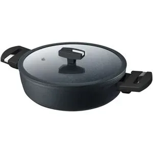 Berndes Servierpfanne  Enduro Balance Induction ¦ schwarz ¦ Aluminium Ø: 28