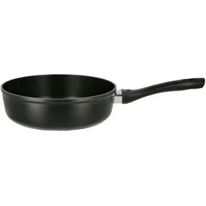 KHG Bratpfanne Aluminium 24 cm   ¦ schwarz ¦ Aluminium ¦ Maße (cm): H: 7  Ø: 24