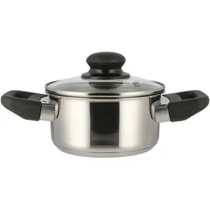 LevelOne Kochtopf 14 cm  Classic ¦ Edelstahl ¦ Maße (cm): H: 7  Ø: 14