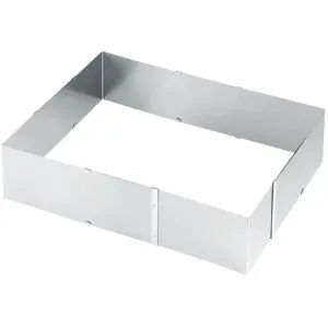 Gefu Backrahmen  UNO ¦ silber ¦ Edelstahl ¦ Maße (cm): B: 19,5 H: 8,5