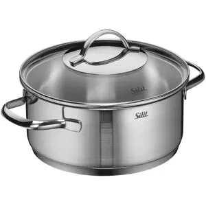 Silit Bratentopf  Achat ¦ Edelstahl ¦ Maße (cm): H: 11  Ø: 20