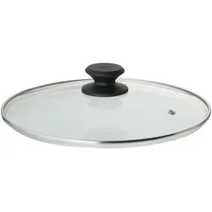 KHG Glasdeckel   ¦ Edelstahl ¦ Maße (cm): H: 7  Ø: 28