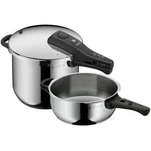 WMF Schnellkochtopf-Set  Perfect ¦ silber ¦ Edelstahl Ø: 22