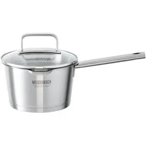 Meisterkoch Kasserolle  KONUS ¦ silber ¦ Edelstahl ¦ Maße (cm): H: 9,5  Ø: 16