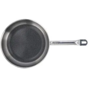 Meisterkoch Edelstahlpfanne  RHOMBUS ¦ silber ¦ Edelstahl ¦ Maße (cm): H: 6,5