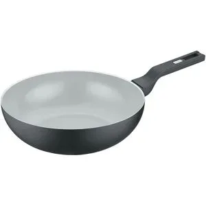 Berndes Wokpfanne  b.clever ¦ schwarz ¦ Aluminium ¦ Maße (cm): H: 9  Ø: 30