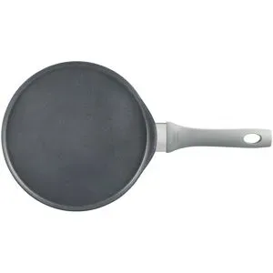 KHG Crepe-Pfanne 25 cm   ¦ grau ¦ Aluminium ¦ Maße (cm): H: 1,5  Ø: 25