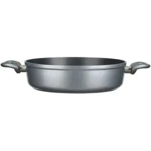 KHG Servierpfanne   ¦ grau ¦ Aluminium ¦ Maße (cm): H: 7,5  Ø: 28