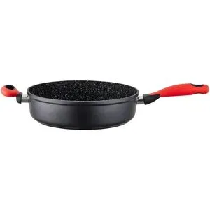 KHG Schmorpfanne  Red'n'Hot ¦ rot ¦ Aluminium ¦ Maße (cm): H: 7,5  Ø: 28