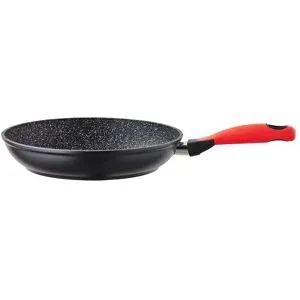 KHG Bratpfanne  Red'n'Hot ¦ rot ¦ Aluminium ¦ Maße (cm): H: 5,3  Ø: 28