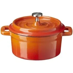 Meisterkoch Minitopf  OPUS ¦ orange ¦ Gußeisen ¦ Maße (cm): H: 4,8  Ø: 10