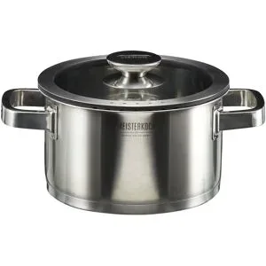 Meisterkoch Kochtopf  TRIBUS ¦ silber ¦ Edelstahl ¦ Maße (cm): H: 11,5  Ø: 20