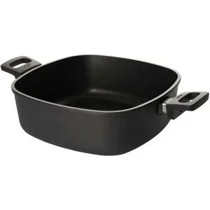 WOLL Gussbräter viereckig Nowo ¦ schwarz ¦ Aluminium-Guss ¦ Maße (cm): H: 10  Ø: