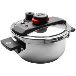 WOLL Schnellkochtopf  Pressure Pro ¦ silber ¦ Edelstahl ¦ Maße (cm): H: 12  Ø: