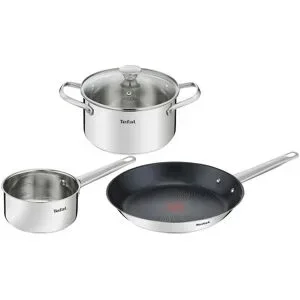 Tefal Kochgeschirrset  Cook Eat ¦ silber ¦ Edelstahl