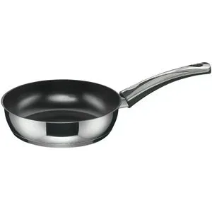 Berndes Schmorpfanne  Injoy® B.Nature ¦ silber ¦ Edelstahl Ø: 24