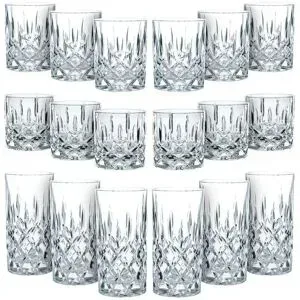 Nachtmann Gläserset  Noblesse ¦ transparent/klar ¦ Glas ¦ Maße (cm): B: 38,9 H: