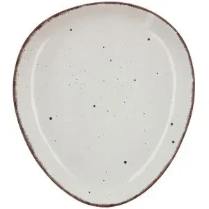 Peill+Putzler Speiseteller dreieckig 30 cm  Siena ¦ weiß ¦ Steinzeug/Steingut Ø: