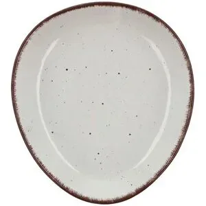 Peill+Putzler Dessertteller dreieckig 23 cm  Siena ¦ weiß ¦ Steinzeug/Steingut