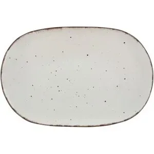 Peill+Putzler Servierplatte 40x 27 cm  Siena ¦ weiß ¦ Steinzeug/Steingut ¦ Maße