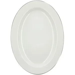Peill+Putzler Servierplatte oval 31cm  Bologna ¦ weiß Ø: 31