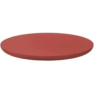 SCHÖNER WOHNEN Kollektion Tablett  Henri ¦ rot ¦ Holz ¦ Maße (cm): H: 3  Ø: 40