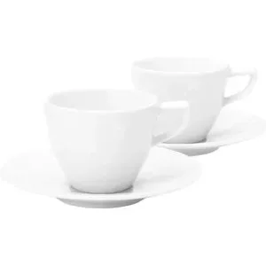 JOOP! Espressotasse 2er-Set   ¦ weiß ¦ Porzellan ¦ Maße (cm): H: 5  Ø: 5