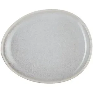 Peill+Putzler Servierplatte  Como ¦ grau ¦ Porzellan ¦ Maße (cm): B: 12,4 H: