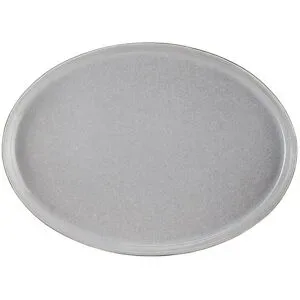 Peill+Putzler Servierplatte  Como ¦ grau ¦ Porzellan ¦ Maße (cm): B: 30 H: 22 T: