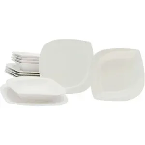CreaTable Tafelservice  Melbourne ¦ weiß ¦ Porzellan ¦ Maße (cm): B: 31 H: 34,5