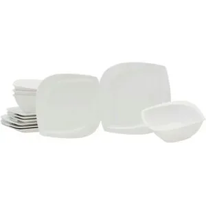 CreaTable Kombiservice  Melbourne ¦ weiß ¦ Porzellan ¦ Maße (cm): B: 31 H: 35