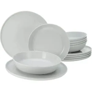 CreaTable Tafelservice  Chef Collection ¦ weiß ¦ Porzellan ¦ Maße (cm): B: 21 H: